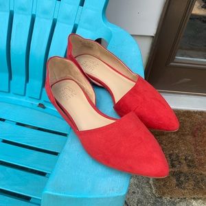 Naturalizer Red Flats